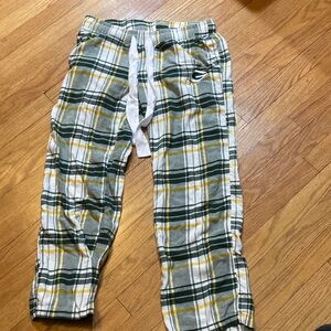 NFL Green Bay packers  Plaid Pajama Pants for women size M